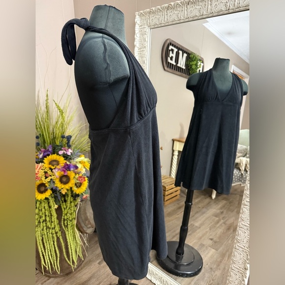 Kim Rogers • Halter Neck Terry Cloth Swim Coverup Dress - Picture 2 of 8